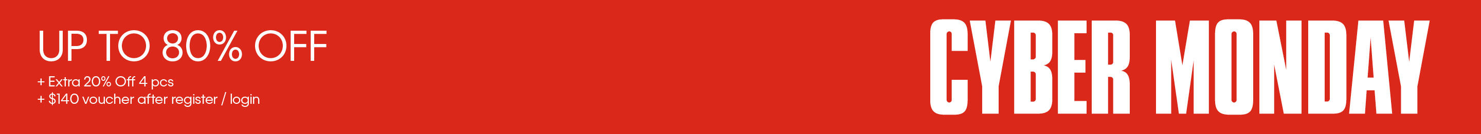 Calvin Klein Cyber Monday Sale Up to 80% Off